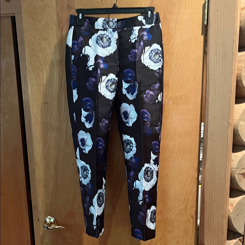 J. Crew Floral Dress Pants